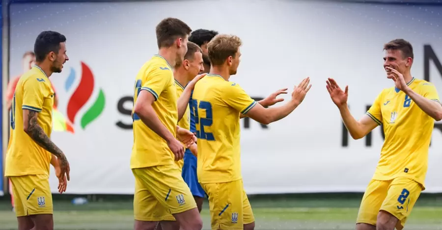Украинская сборная U-21 разгромила команду Азербайджана и вышла на молодежное Евро-2025